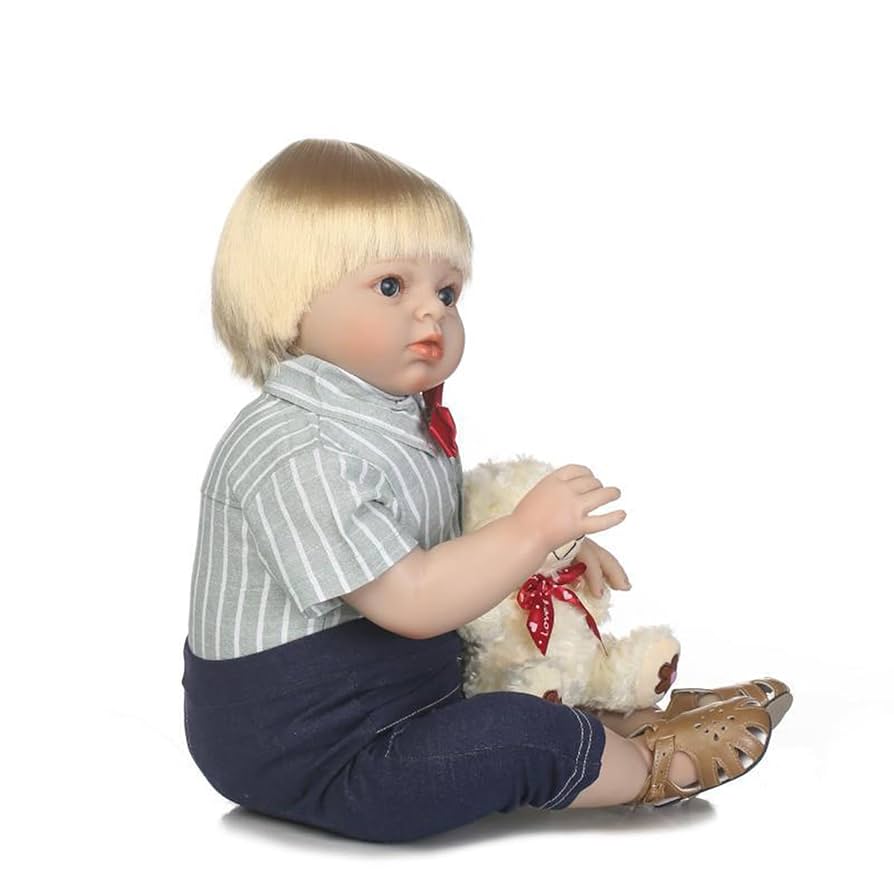 リアル新生児サイズ　フルシリコン リボーンドール　女の子♡ リボーンドール 男女の双子ちゃんセット フルシリコンビニール